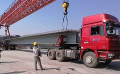 中铁大桥局集团第五工程有限公司湘府路快速化改造工程Ⅰ标项目预制梁运输